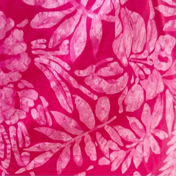 Vintage Nicole Miller Pink Floral Hawaiian Print Mini Skirt – Made in USA - Picture 5 of 9